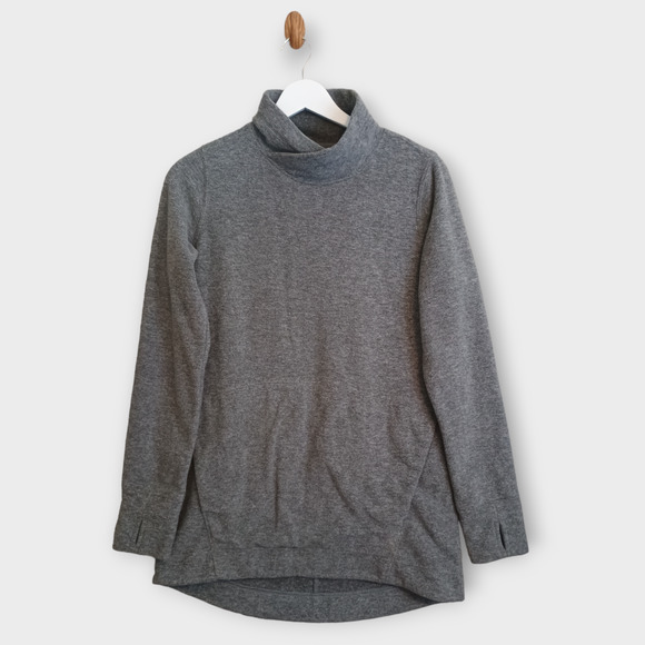 Duluth Trading Co Sweater Womens XS Gray Frost Lake Oversized Cozy Pullover - Picture 1 of 5